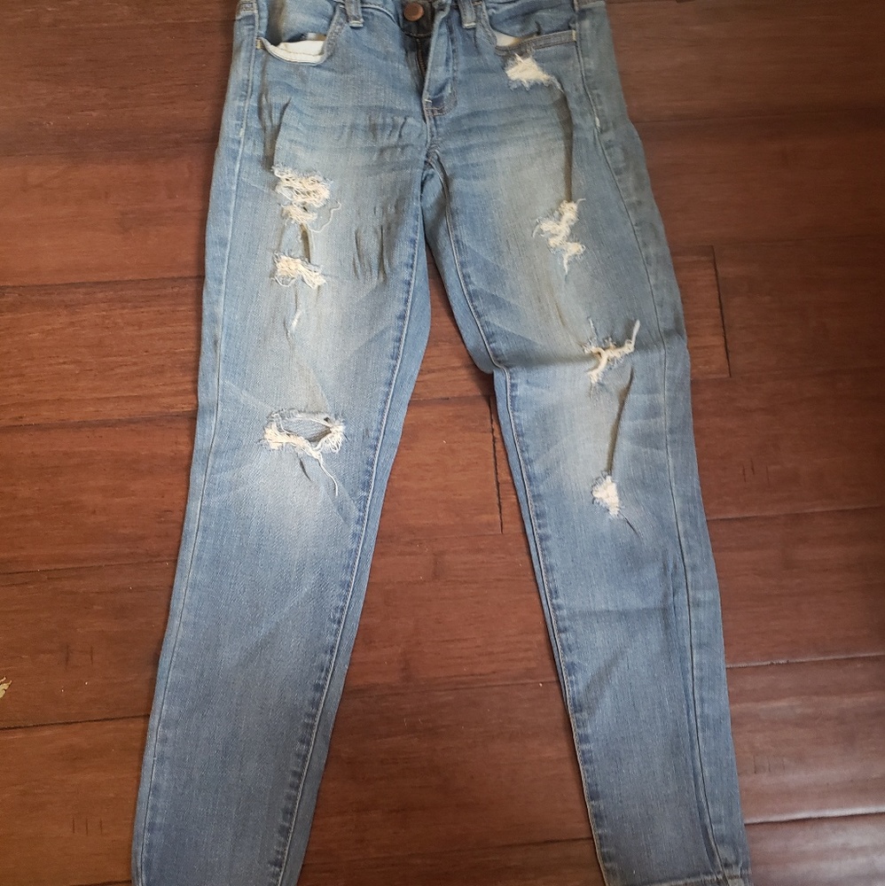Regular fit light wash jeggings